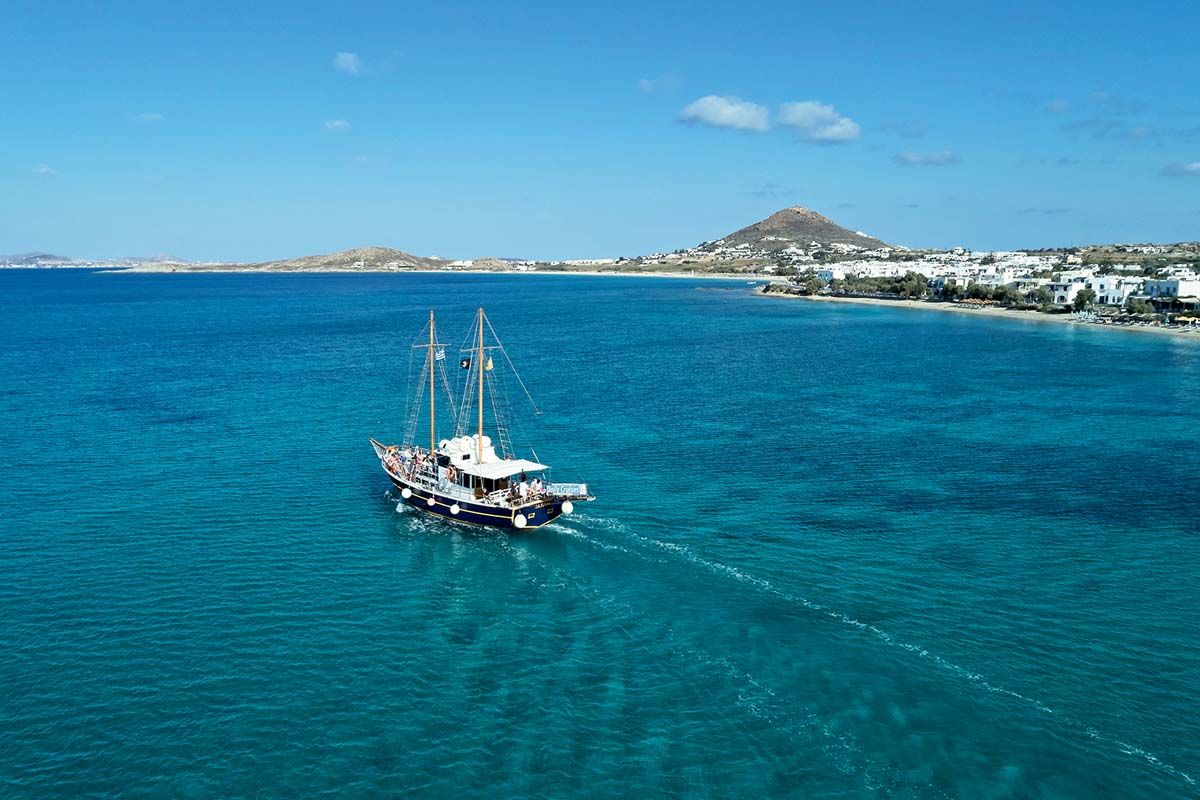 Grèce - Iles grecques - Les Cyclades - Naxos - Hôtel Lagos Mare 4* Sup. - arrivée Santorin