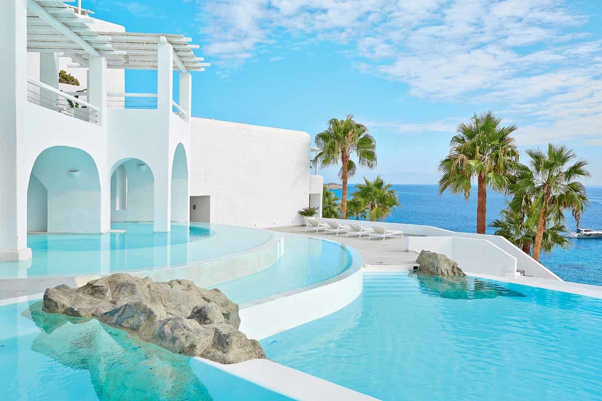 Grèce - Iles grecques - Les Cyclades - Mykonos - Hôtel Grecotel Mykonos Blu Exclusive Resort Luxe